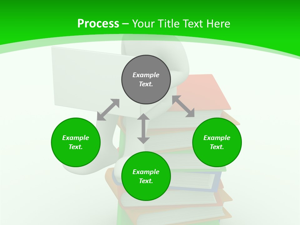 Student White Relax PowerPoint Template