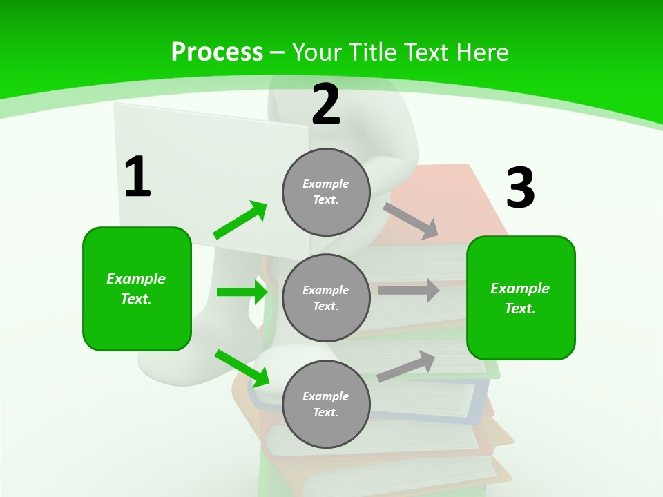 Student White Relax PowerPoint Template
