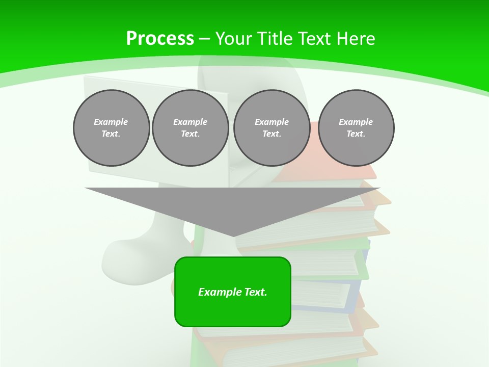 Student White Relax PowerPoint Template