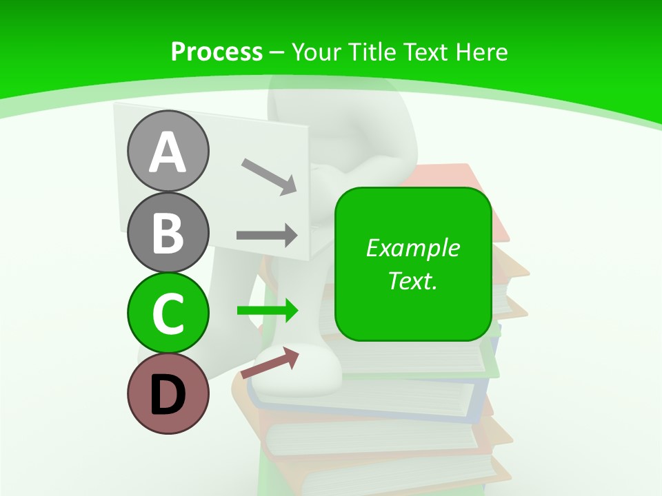 Student White Relax PowerPoint Template