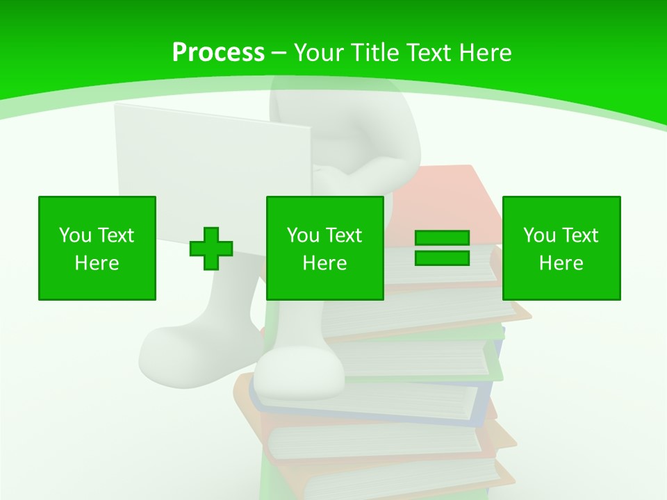 Student White Relax PowerPoint Template