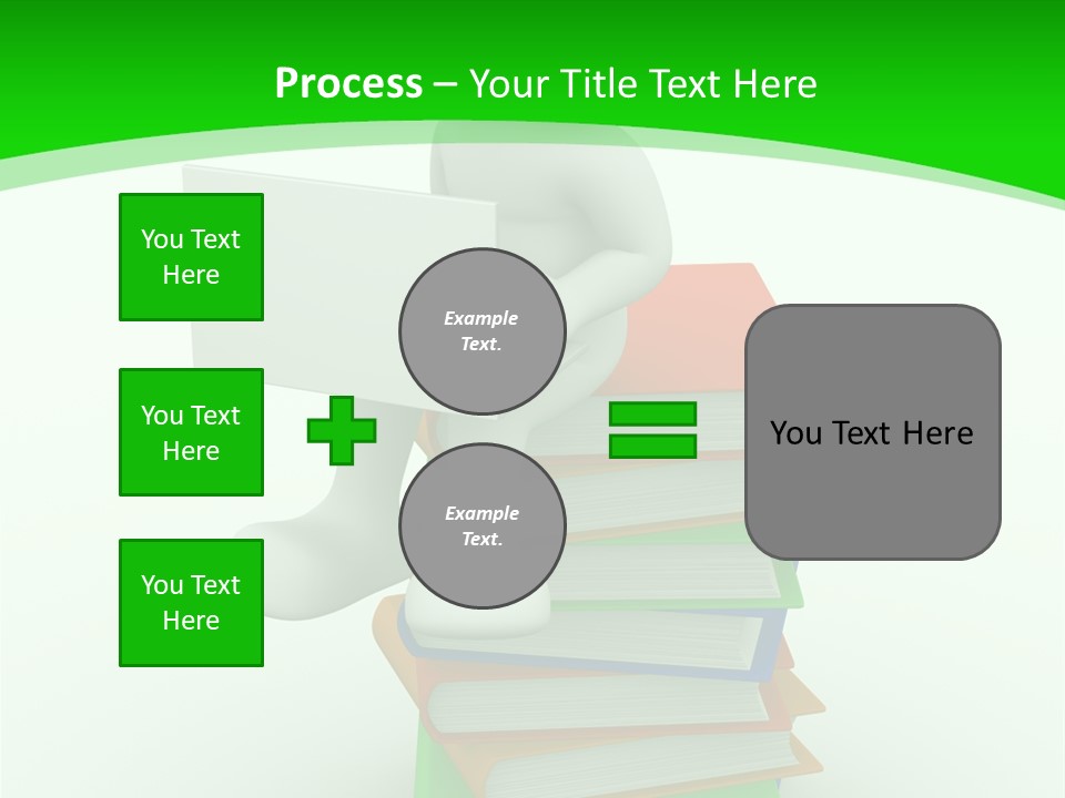 Student White Relax PowerPoint Template