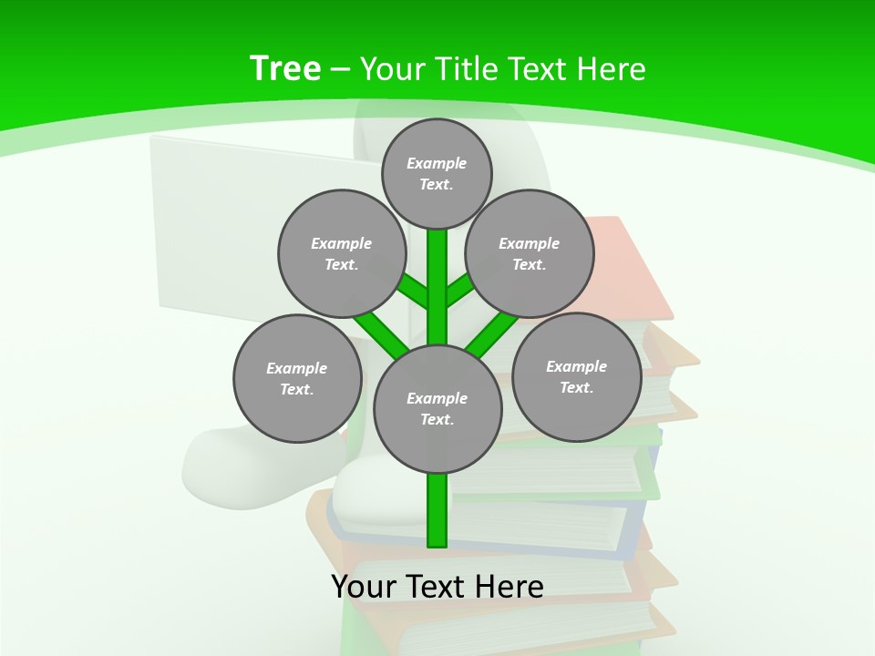 Student White Relax PowerPoint Template