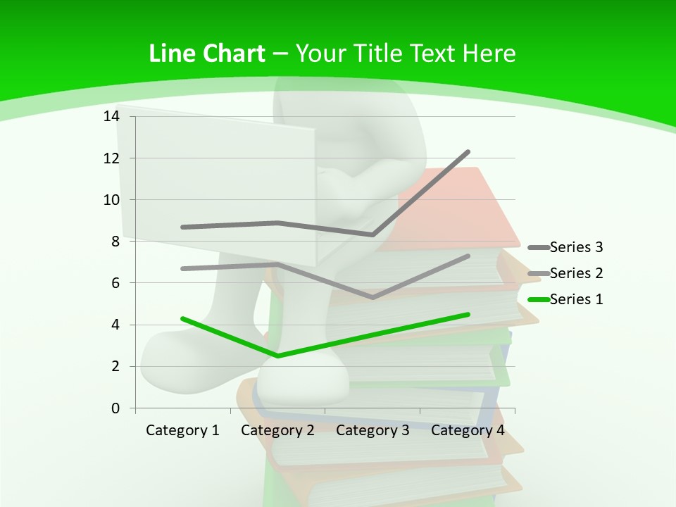 Student White Relax PowerPoint Template