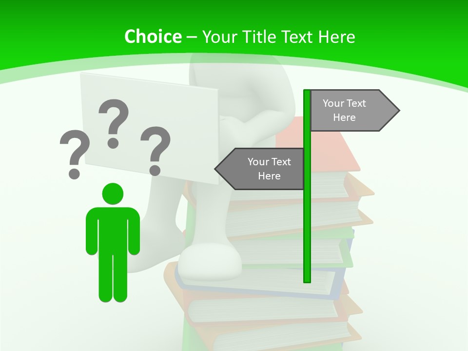 Student White Relax PowerPoint Template