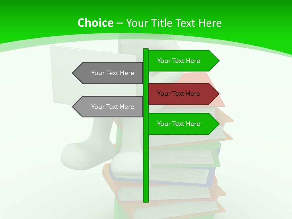 Student White Relax PowerPoint Template