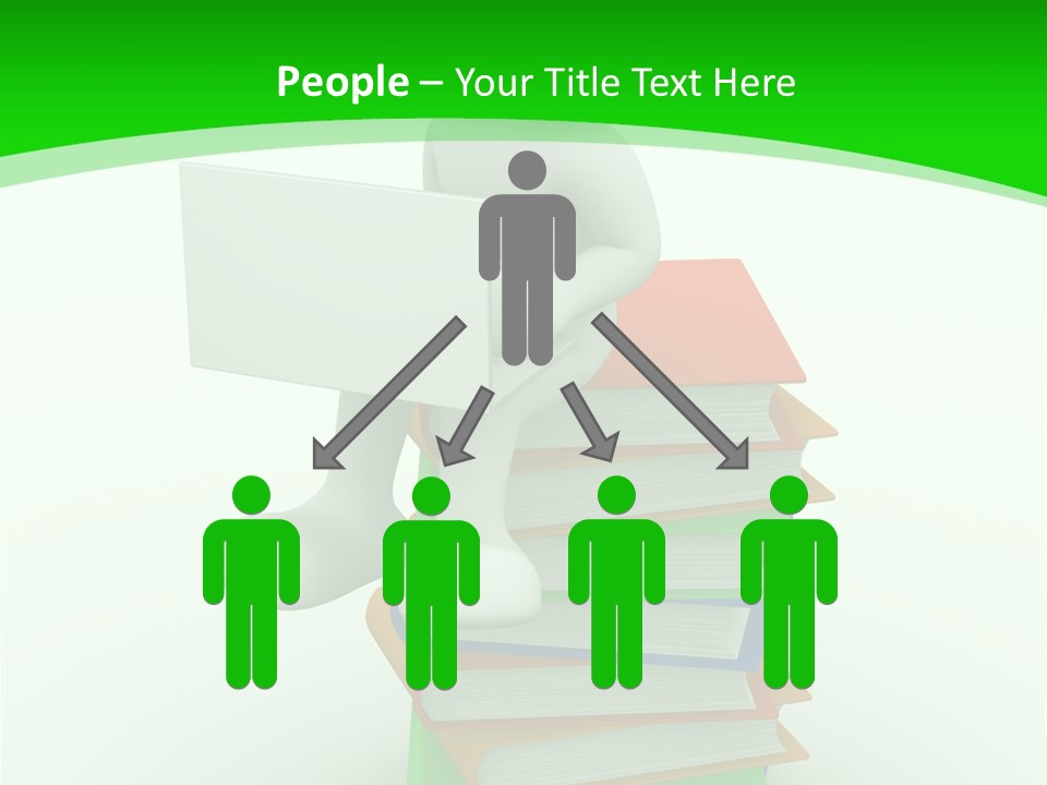 Student White Relax PowerPoint Template