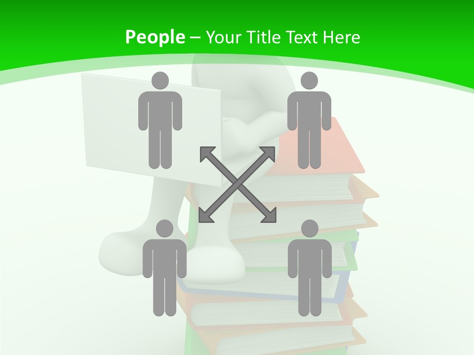 Student White Relax PowerPoint Template