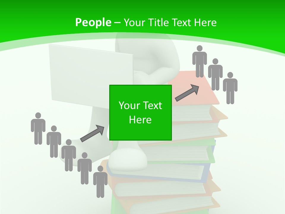 Student White Relax PowerPoint Template