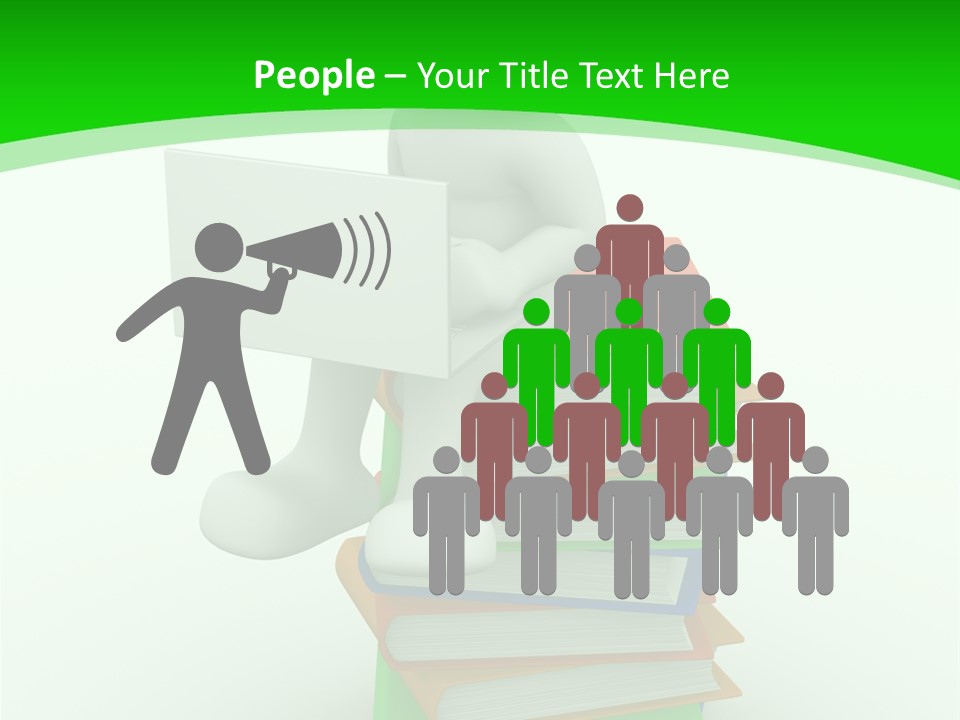 Student White Relax PowerPoint Template