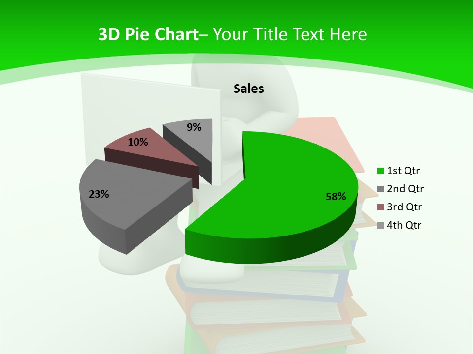 Student White Relax PowerPoint Template