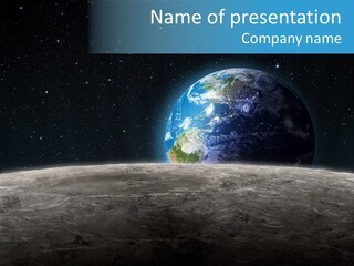 Astrology Satellite Round PowerPoint Template