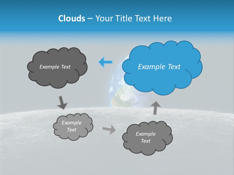 Astrology Satellite Round PowerPoint Template