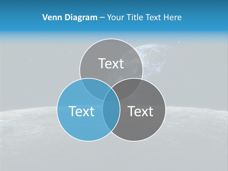 Astrology Satellite Round PowerPoint Template