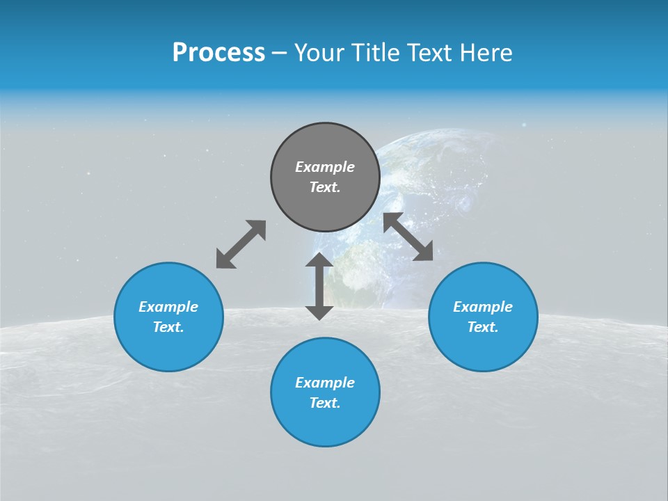 Astrology Satellite Round PowerPoint Template
