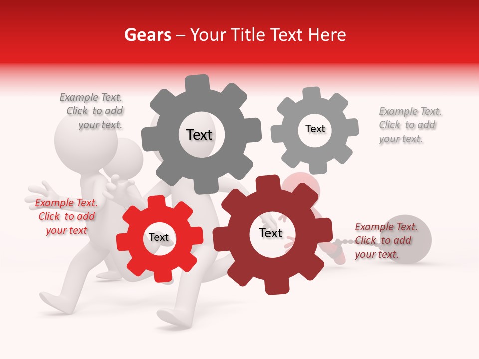 Cartoon People Finance PowerPoint Template