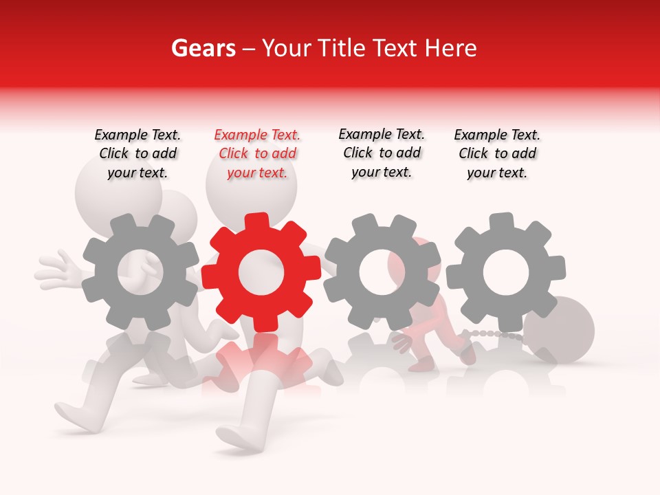 Cartoon People Finance PowerPoint Template