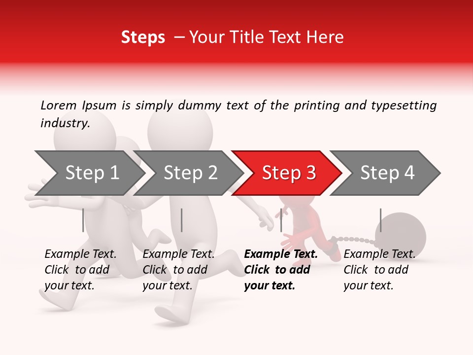 Cartoon People Finance PowerPoint Template