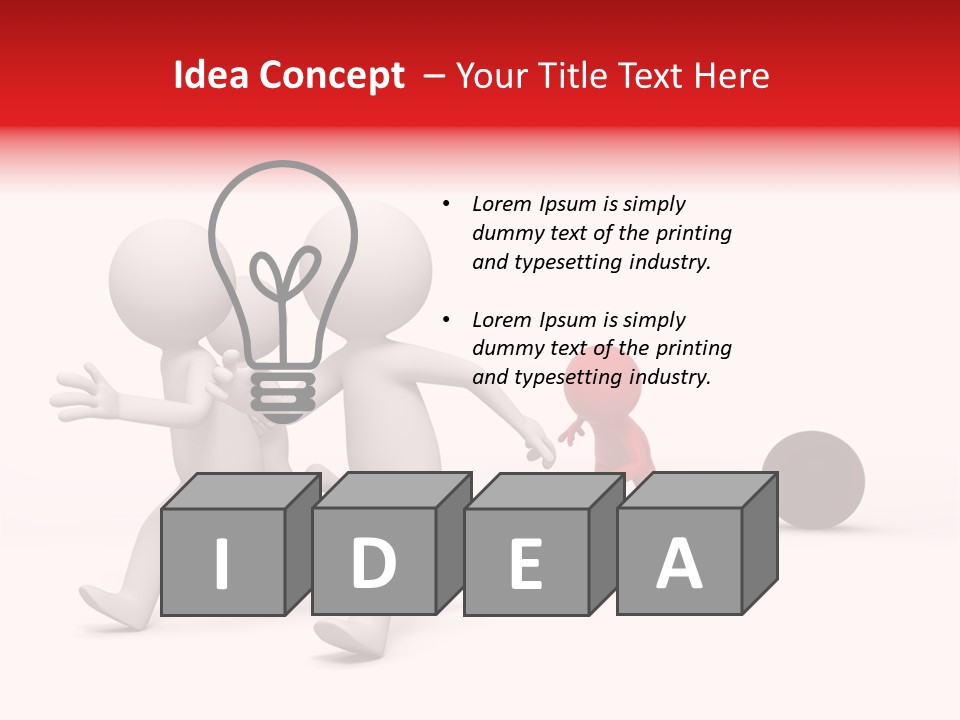 Cartoon People Finance PowerPoint Template