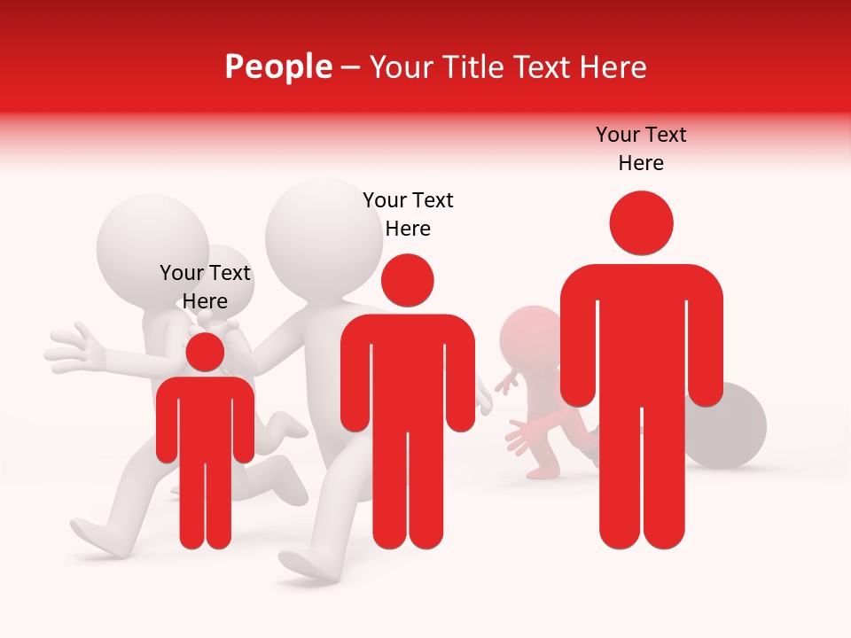 Cartoon People Finance PowerPoint Template