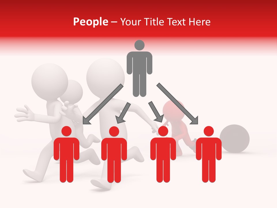 Cartoon People Finance PowerPoint Template