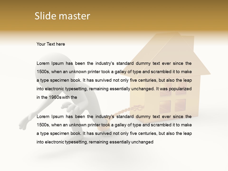 Burden Residence Design PowerPoint Template