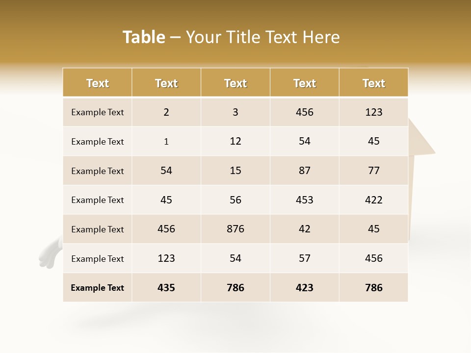 Burden Residence Design PowerPoint Template