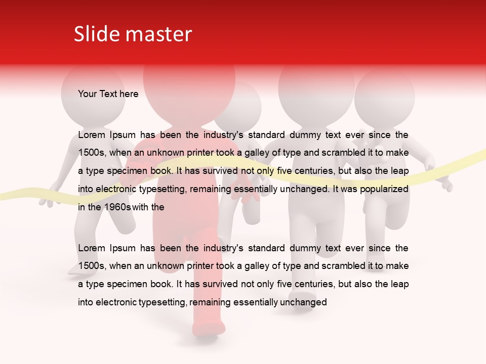 Background Runner Glory PowerPoint Template