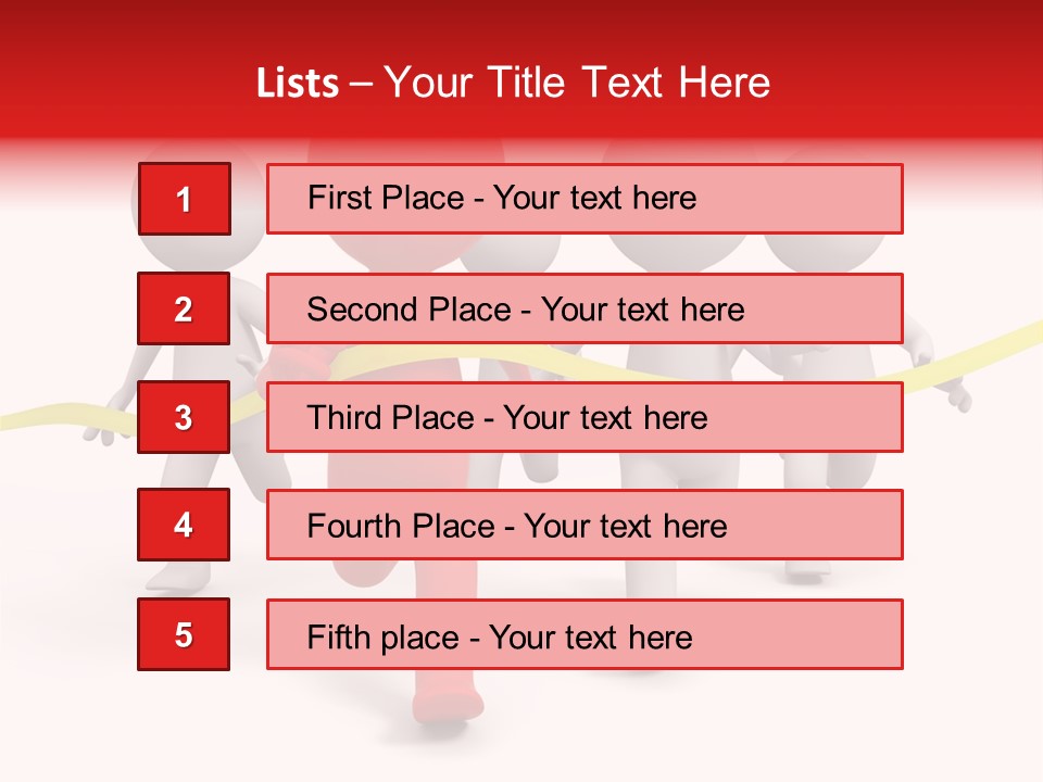 Background Runner Glory PowerPoint Template