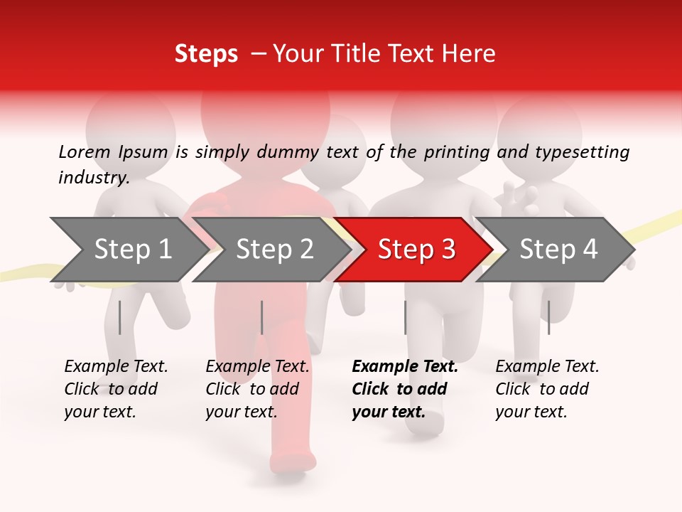Background Runner Glory PowerPoint Template