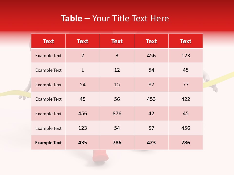 Background Runner Glory PowerPoint Template