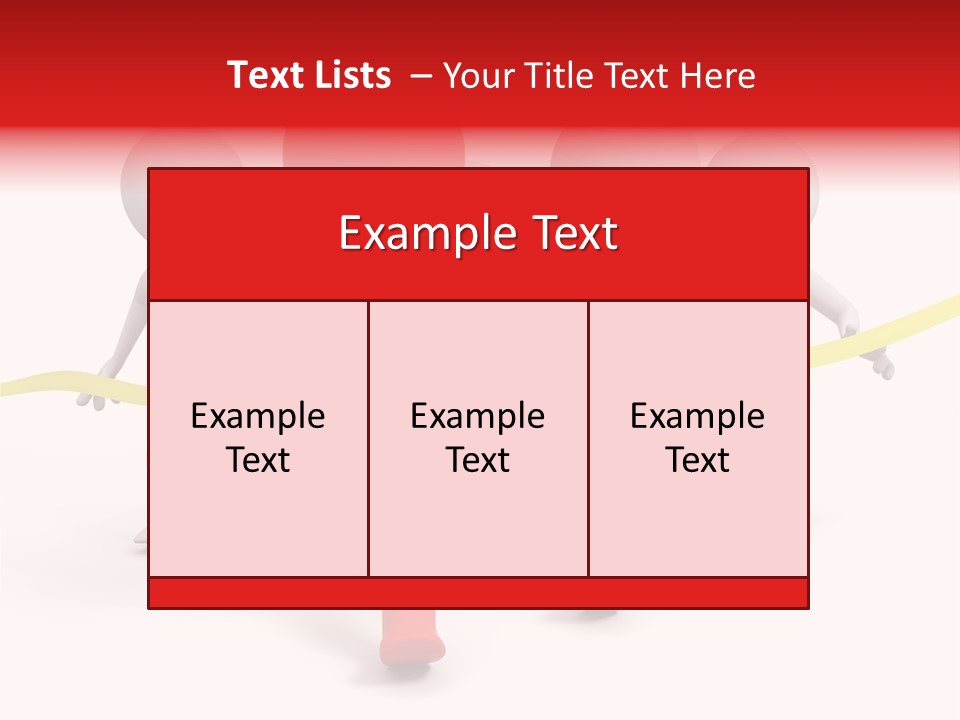 Background Runner Glory PowerPoint Template