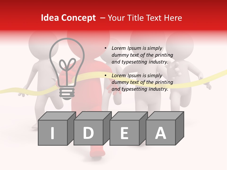 Background Runner Glory PowerPoint Template