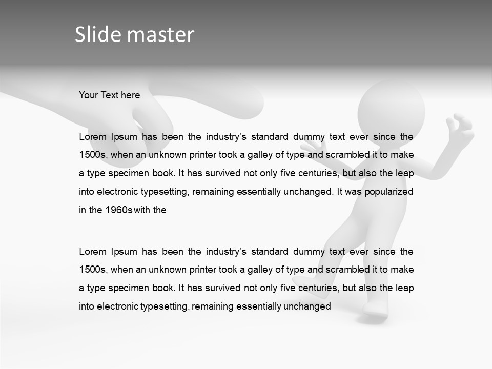 Accuse White Background PowerPoint Template