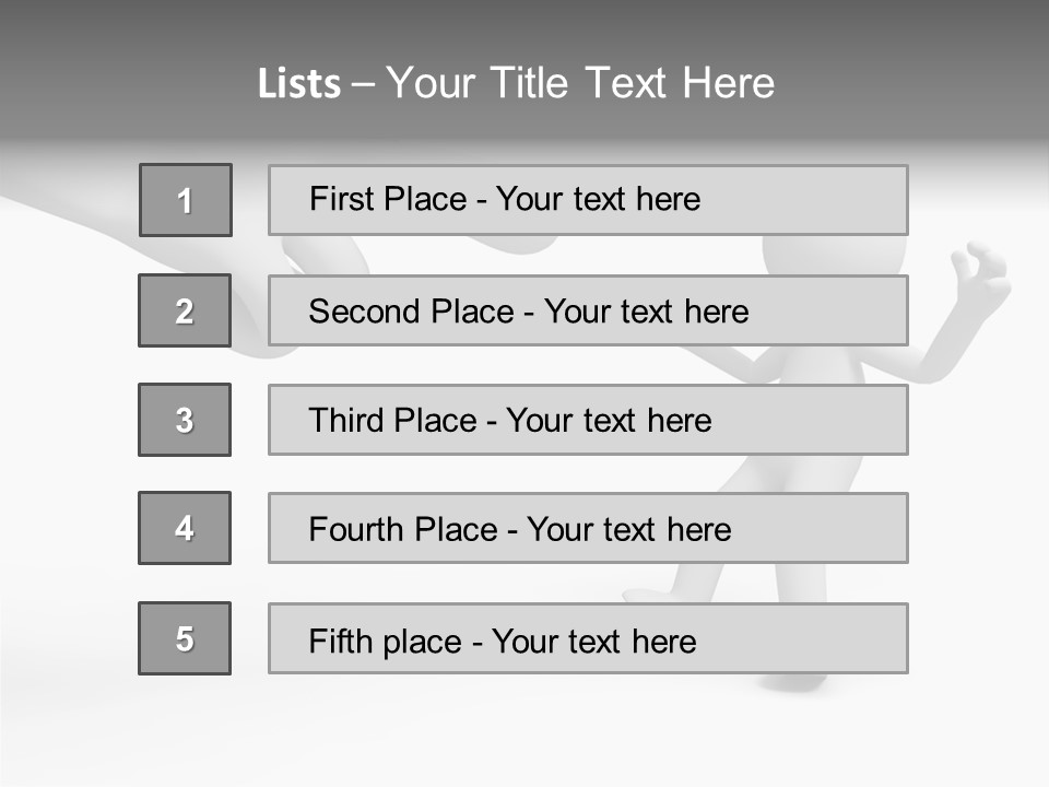 Accuse White Background PowerPoint Template
