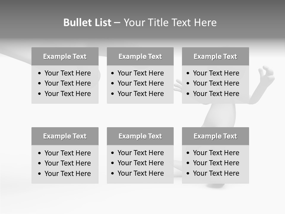 Accuse White Background PowerPoint Template