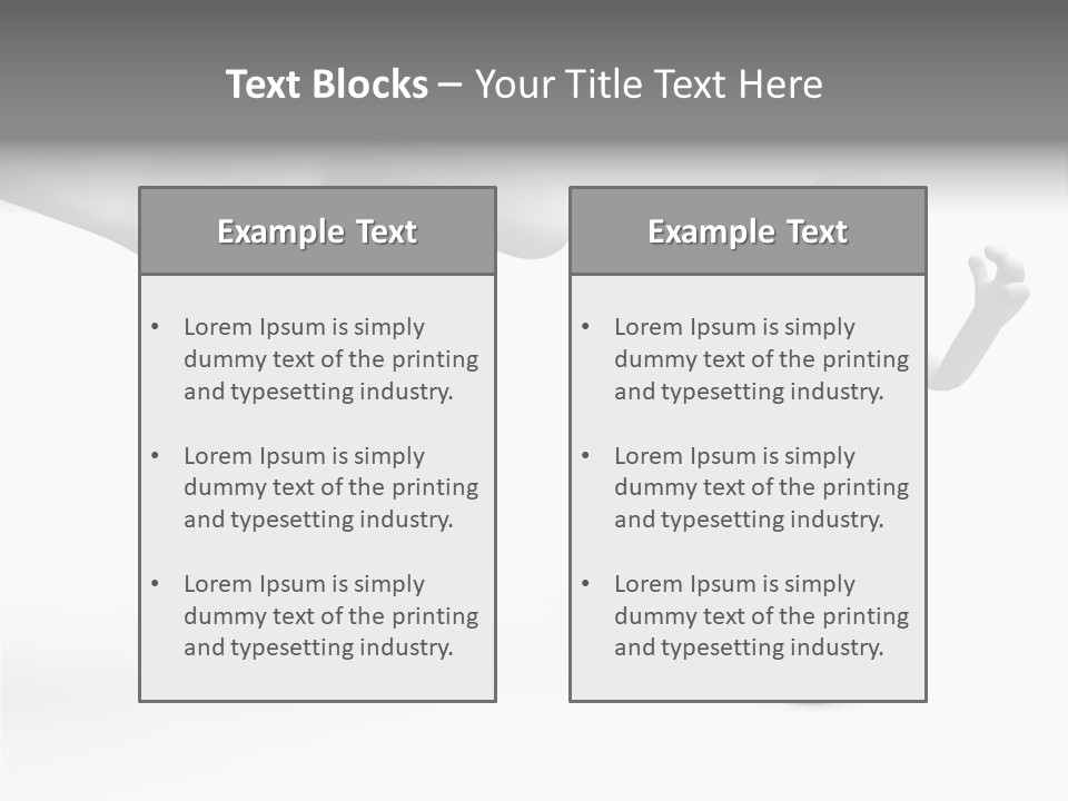Accuse White Background PowerPoint Template