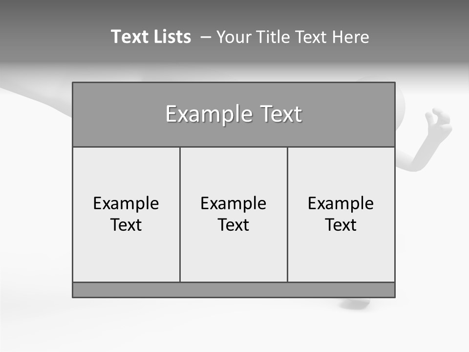 Accuse White Background PowerPoint Template
