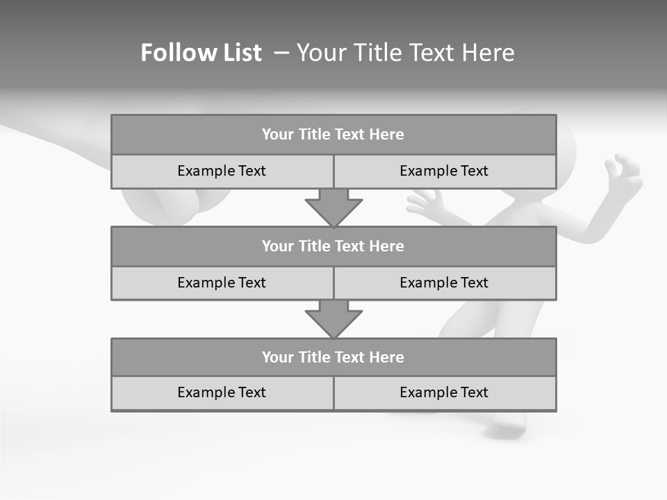 Accuse White Background PowerPoint Template