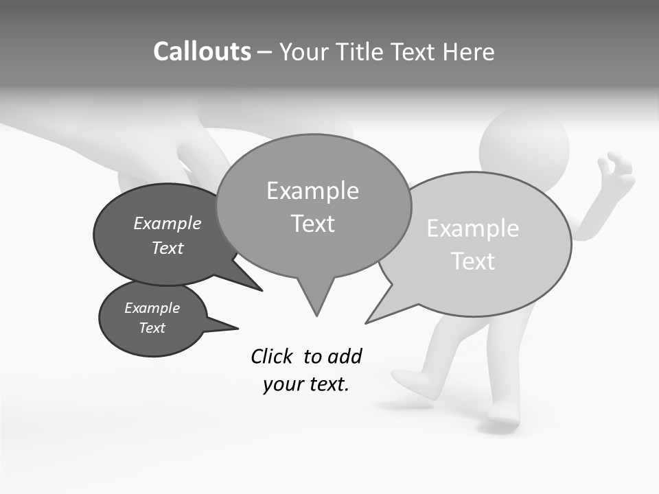 Accuse White Background PowerPoint Template