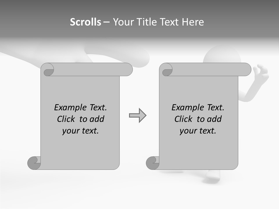 Accuse White Background PowerPoint Template