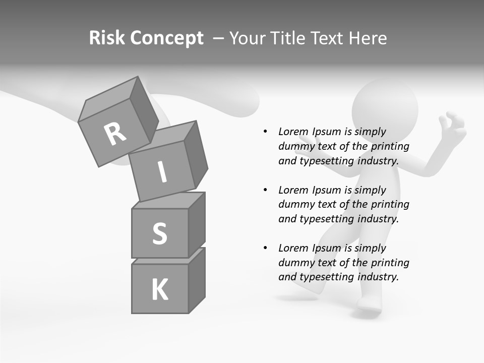 Accuse White Background PowerPoint Template