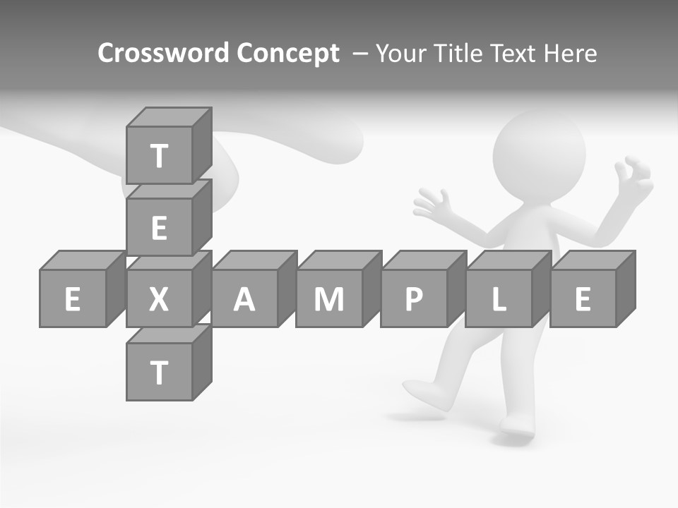 Accuse White Background PowerPoint Template