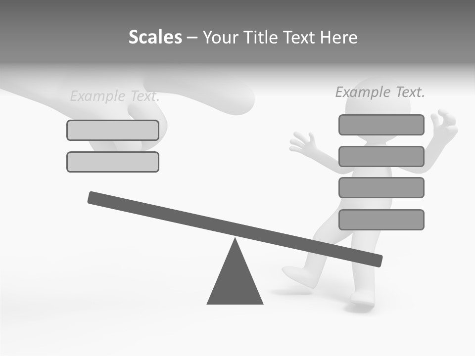 Accuse White Background PowerPoint Template