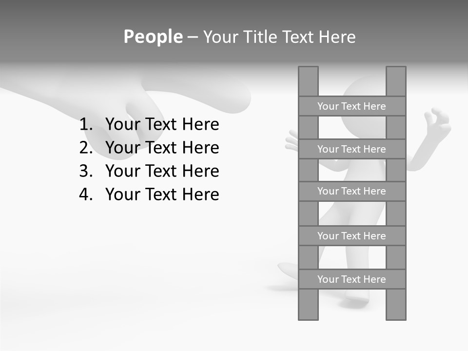 Accuse White Background PowerPoint Template