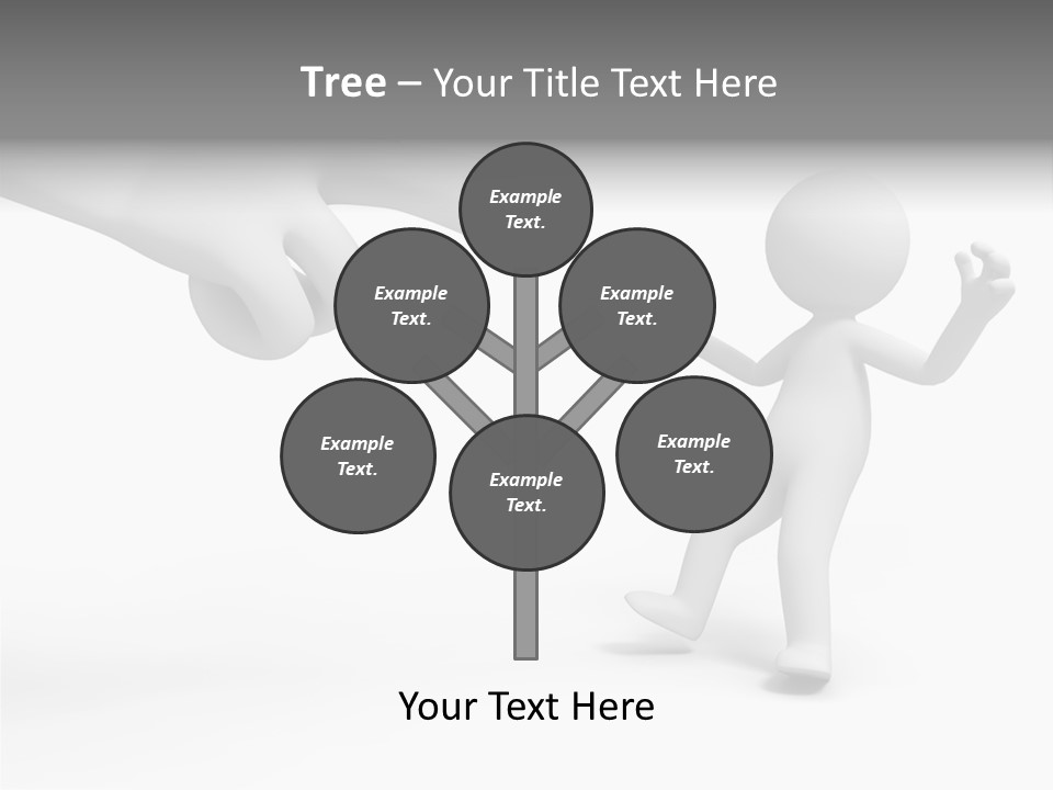 Accuse White Background PowerPoint Template