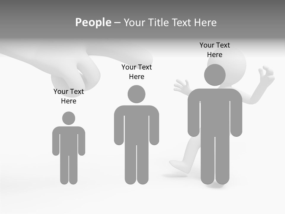 Accuse White Background PowerPoint Template