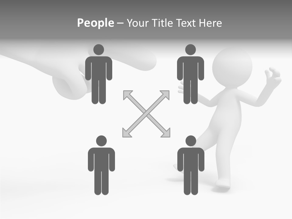 Accuse White Background PowerPoint Template