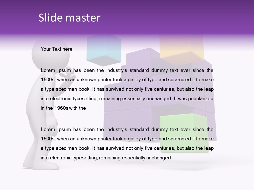 Achievement Merge Background PowerPoint Template