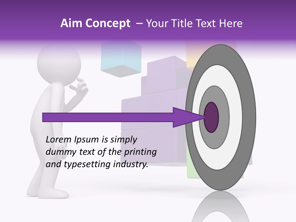 Achievement Merge Background PowerPoint Template